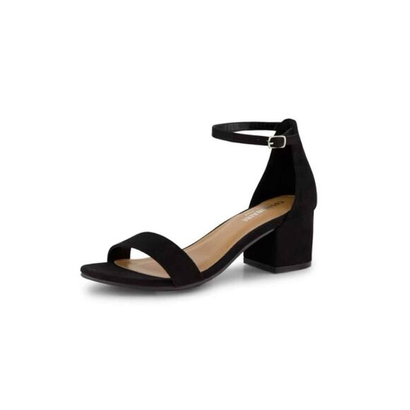 Cushionare Memory Foam Alba Mid Block Heel Sandal Size 8.5M - Picture 2 of 8